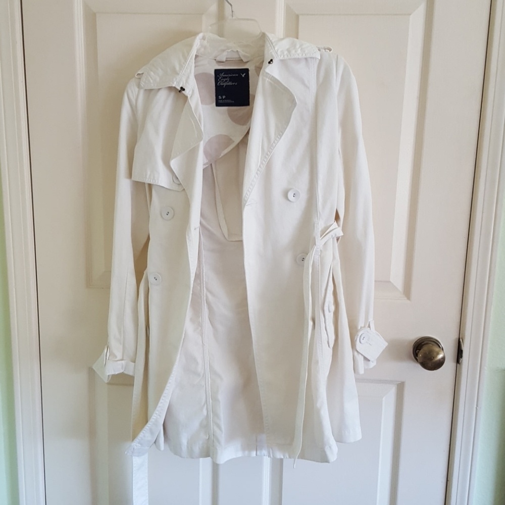 White trench coat